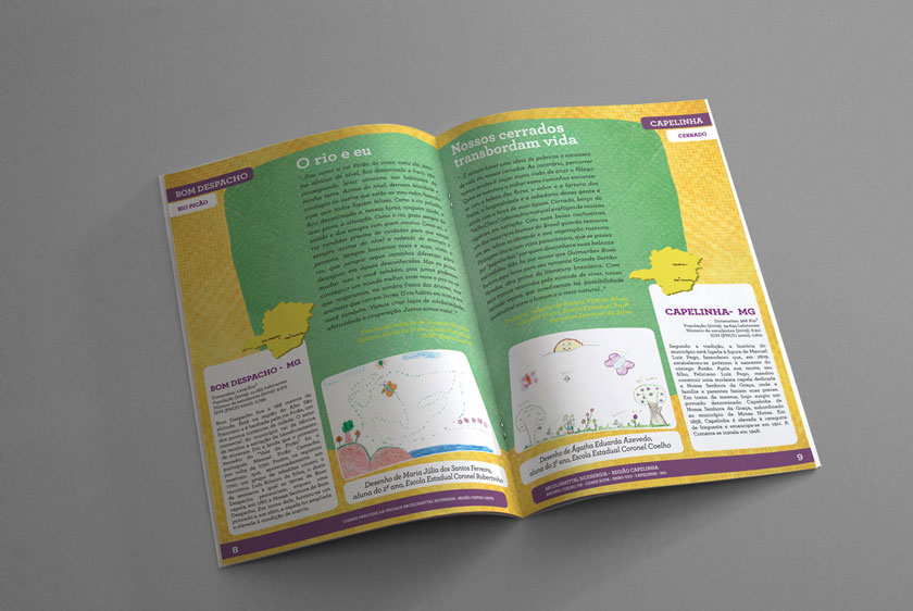 diagramação revista mosaico arcelor mittal asas produções belo horizonte Minas gerais