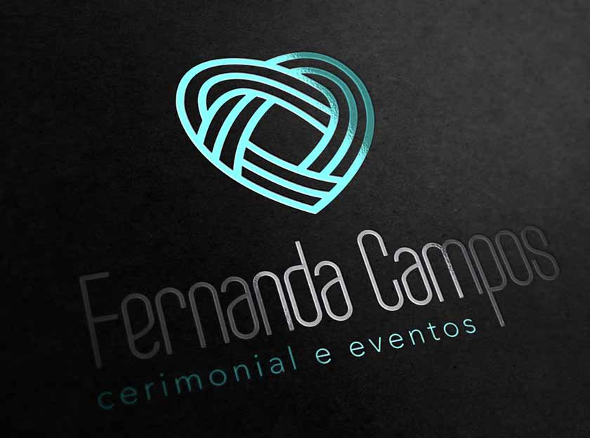 logotipo horizontal fernanda campos cermonial e eventos igarape, betim, contagem belo horizonte