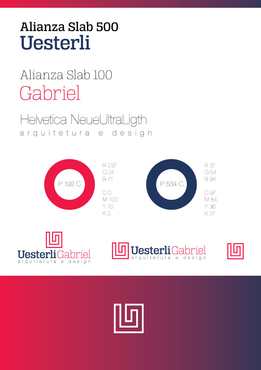 logotipo arquiteto uesterli gabriel igarape, betim, belo horizonte, logomarca, identidade visual, criar